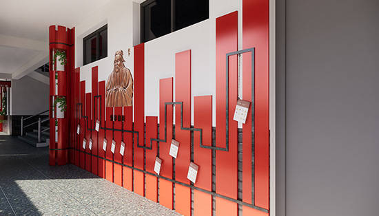 河南学校校园文化墙设计公司