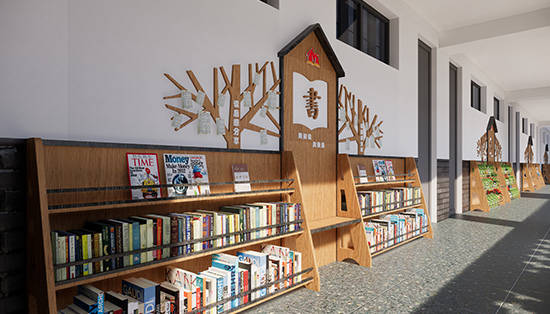 河南学校走廊文化墙设计